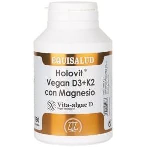 Vitamina D3 K2 magnesio vegano 180 cápsulas