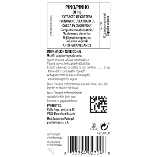 Solgar Pycnogenol Vegetable Capsules 100 mg, Pack of 30