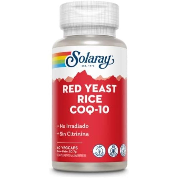 Levadura roja arroz Q10 ubiquinona 60 cápsulas