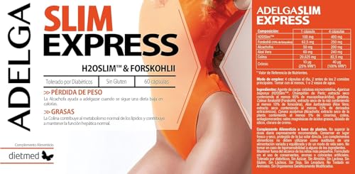 DietMed Adelga Slim Express Suplemento - 60 Cápsulas (DM1061S5)