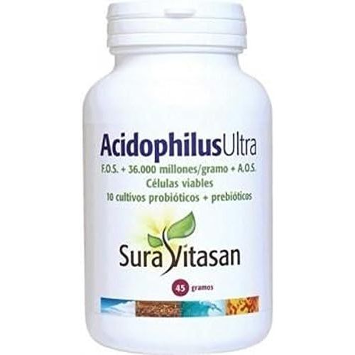 Acidophilus Ultra probiótico Lactobacillus acidophilus polvo 45 g