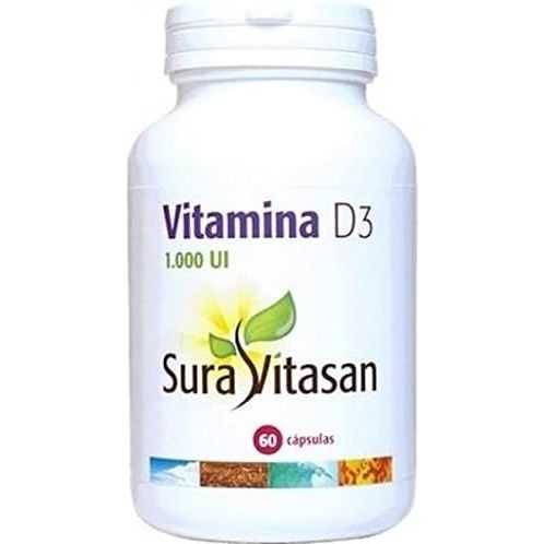 Vitamina D3 1000 UI 60 cápsulas