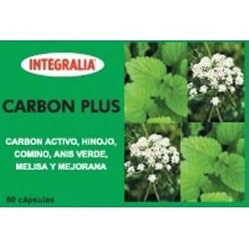 Carbón activo plus extractos vegetales 60 cápsulas