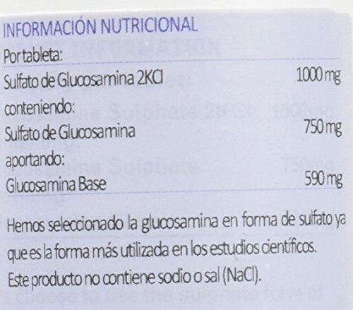 LAMBERTS SULFATO DE GLUCOSAMINA 1000mg. 120comp.
