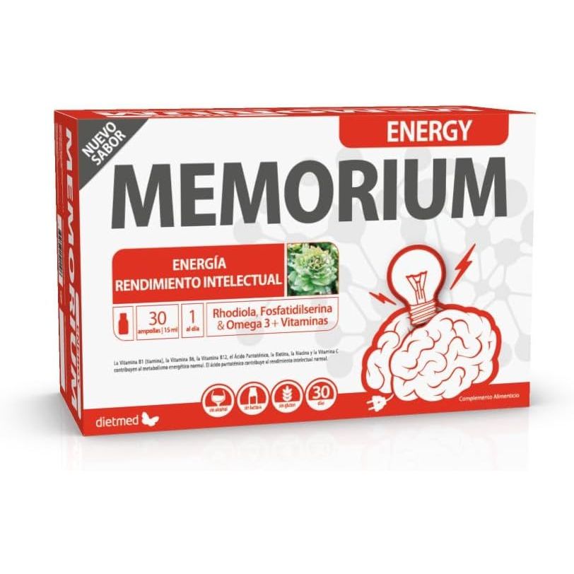 Memorium energía 30 cápsulas