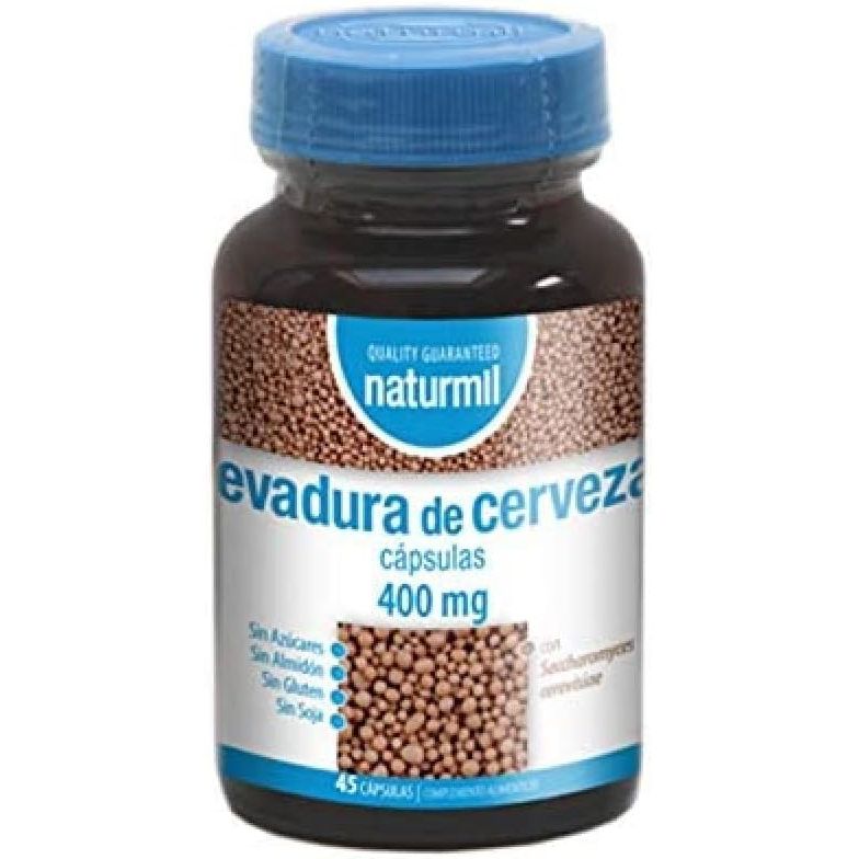 Levadura de cerveza 400 mg vitaminas B 45 cápsulas