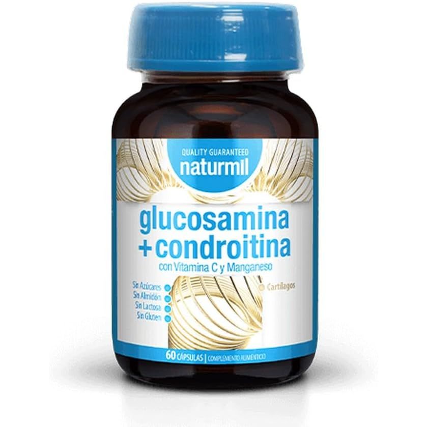 Glucosamina condroitina vitamina C manganeso 60 cápsulas