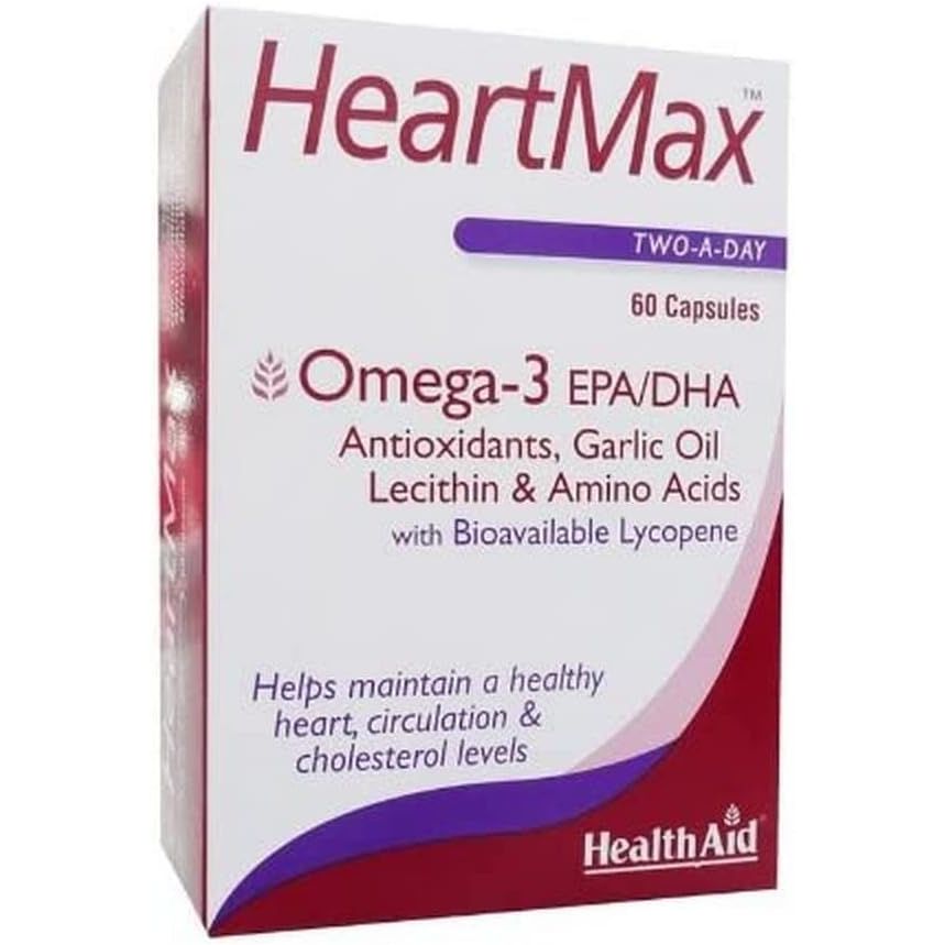 Coenzyme Q10 omega-3 EPA DHA garlic hawthorn 60 capsules