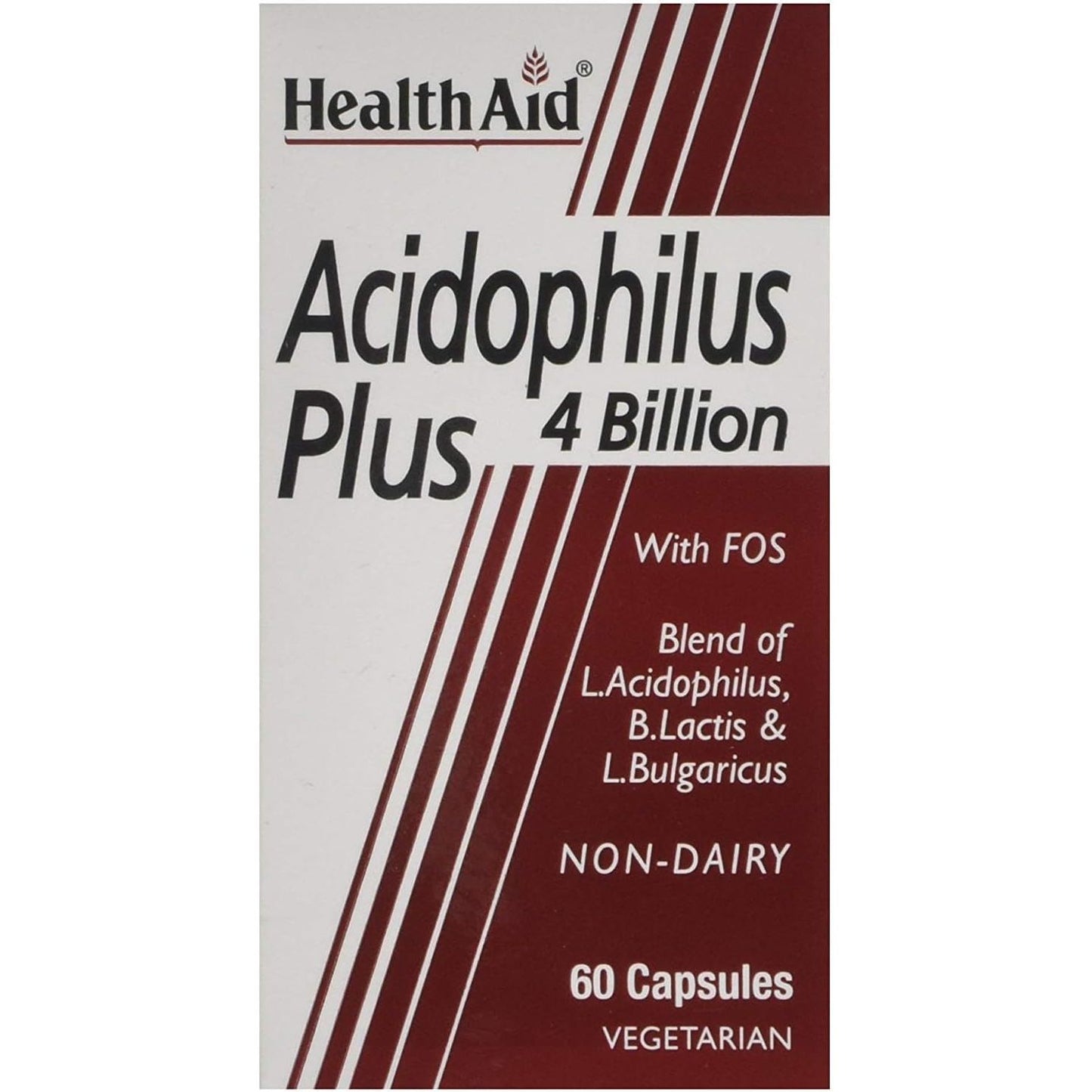 Acidophilus plus 4 mil millones CFU 60 cápsulas
