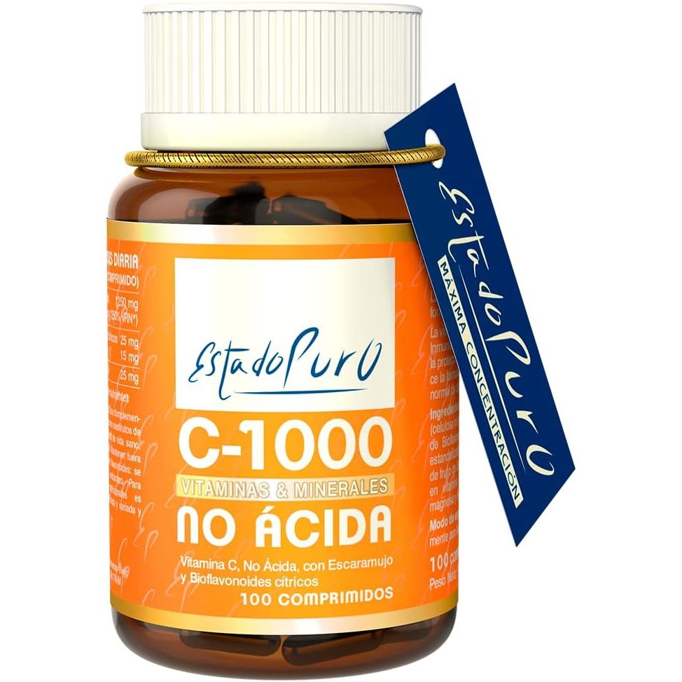 Vitamina C 1000 mg escaramujo bioflavonoides 100 comprimidos