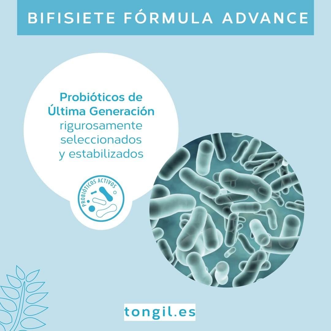 Probioticos Bifisiete 30 Cápsulas | Probioticos y Prebioticos Intestinales | 10 Mil Millones UFC | Alta Supervivencia Gastrointestinal | de Tongil