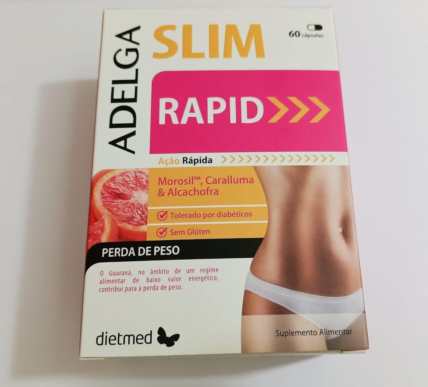 Dietmed | Adelgaslim Rapid - 60 Cápsulas | Morosil, Caralluma y Alcachofa | Acción Rápida