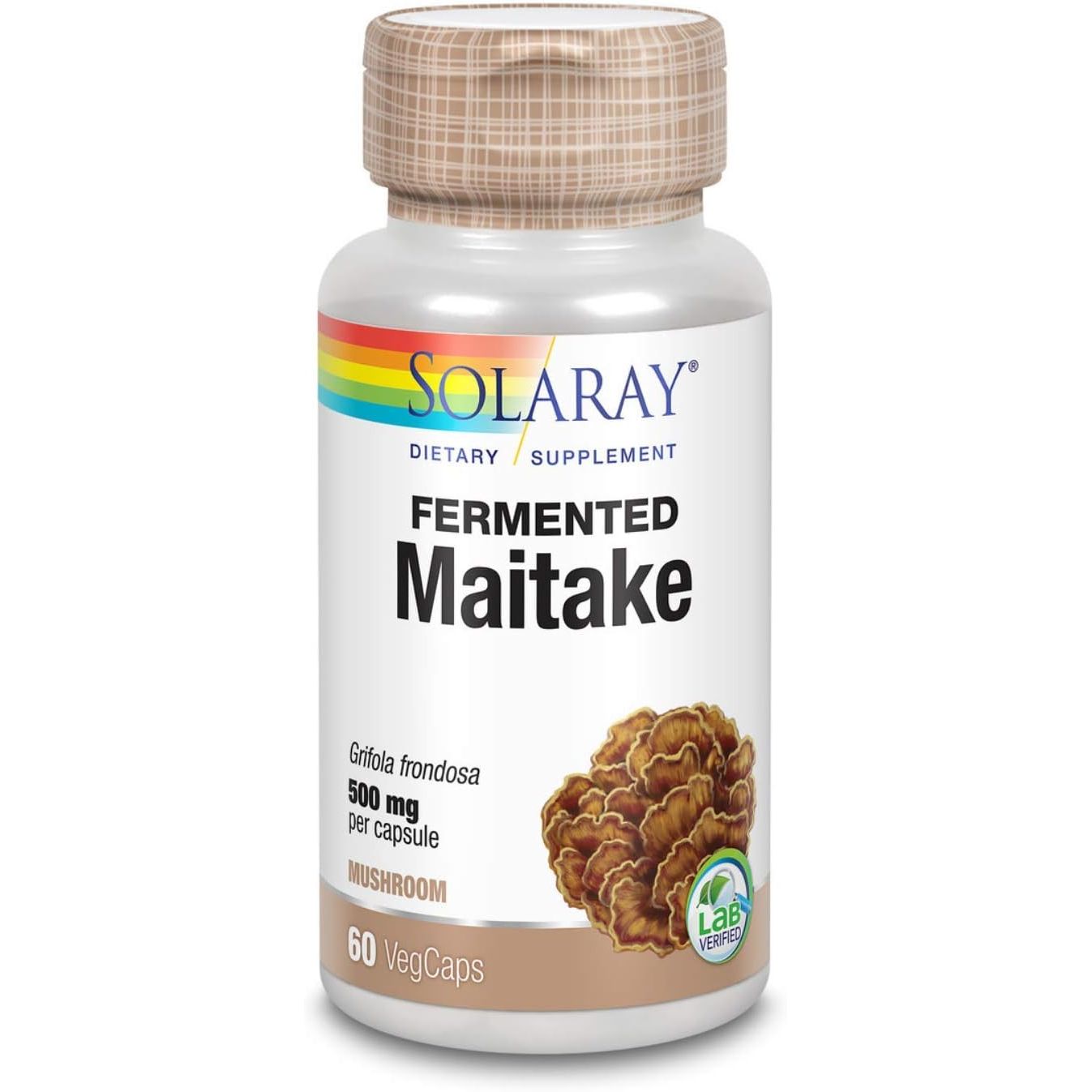 Solaray Maitake 500mg | Hongos | 60 VegCaps
