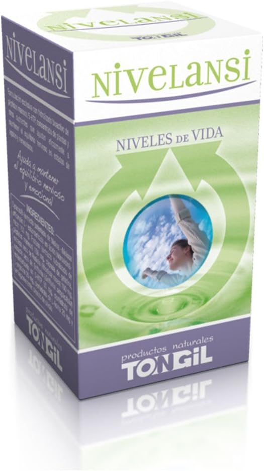 Tongil | Nivelansi 40 Vegetable Capsules | Griffonia 5HTP, Rhodiola, Melissa, Aswagandha, Saffron, Probiotics, Vitamin B6 | Reduces Anxiety and Promotes Emotional Balance | Vegan Friendly