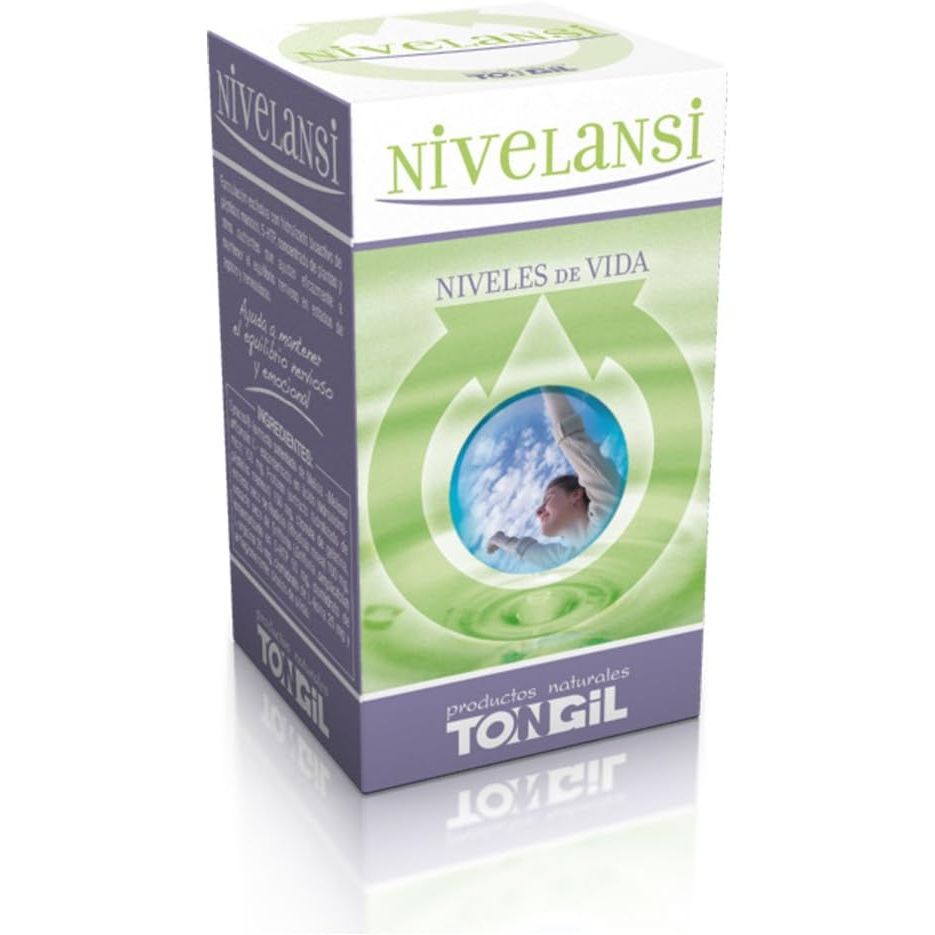 Nivelansi griffonia 5-HTP rodiola melissa ashwagandha azafrán 40 cápsulas