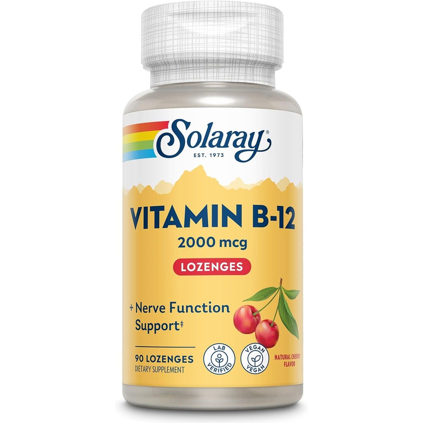 Vitamina B12 cianocobalamina 2000 mcg 90 pastillas