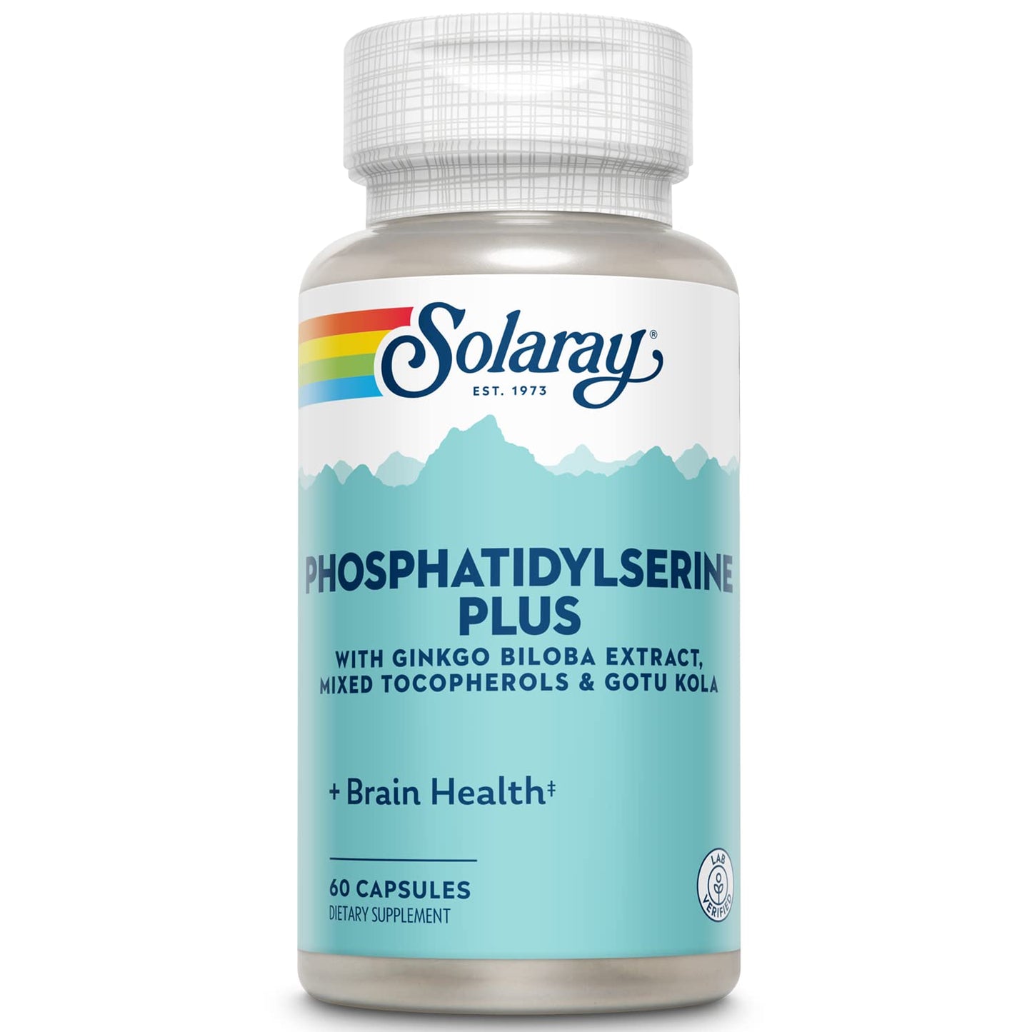 Solaray Phosphatidylserine Plus | Phosphatidylserine | 60 VegCaps