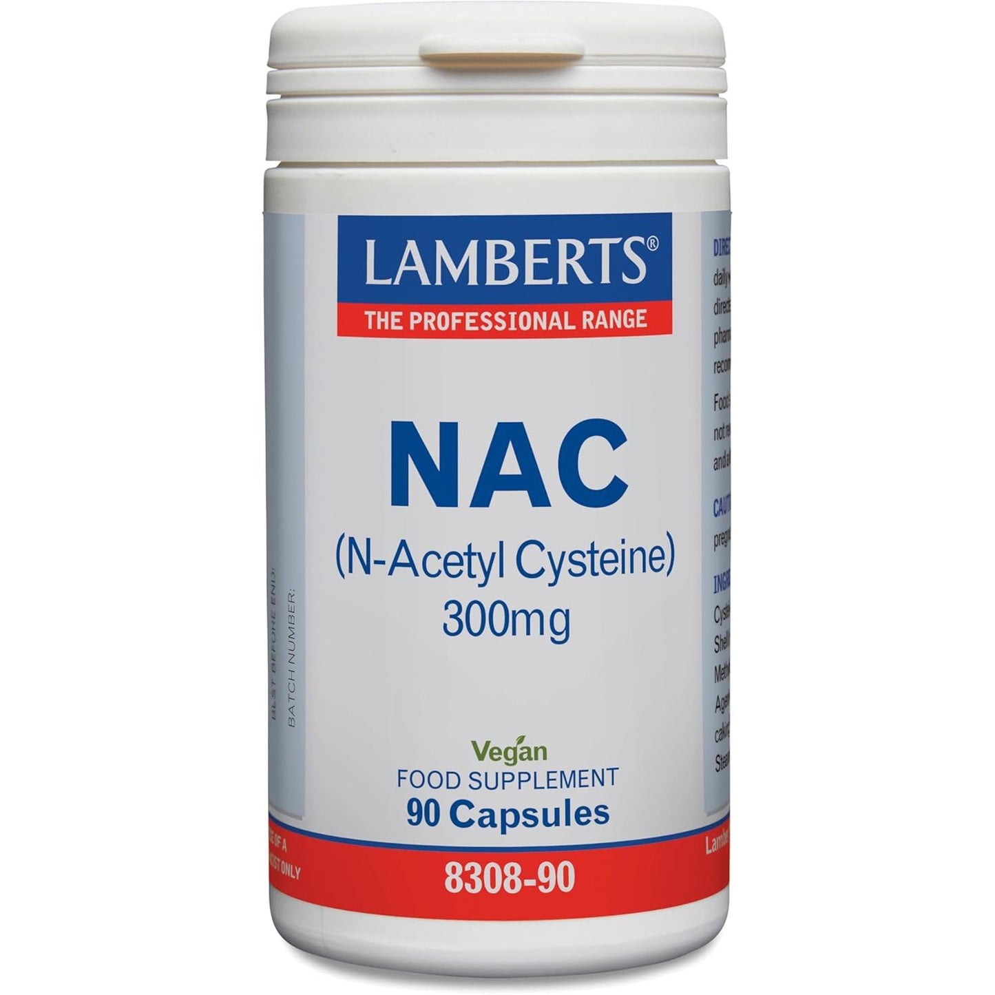N-acetilcisteína 300 mg 90 cápsulas