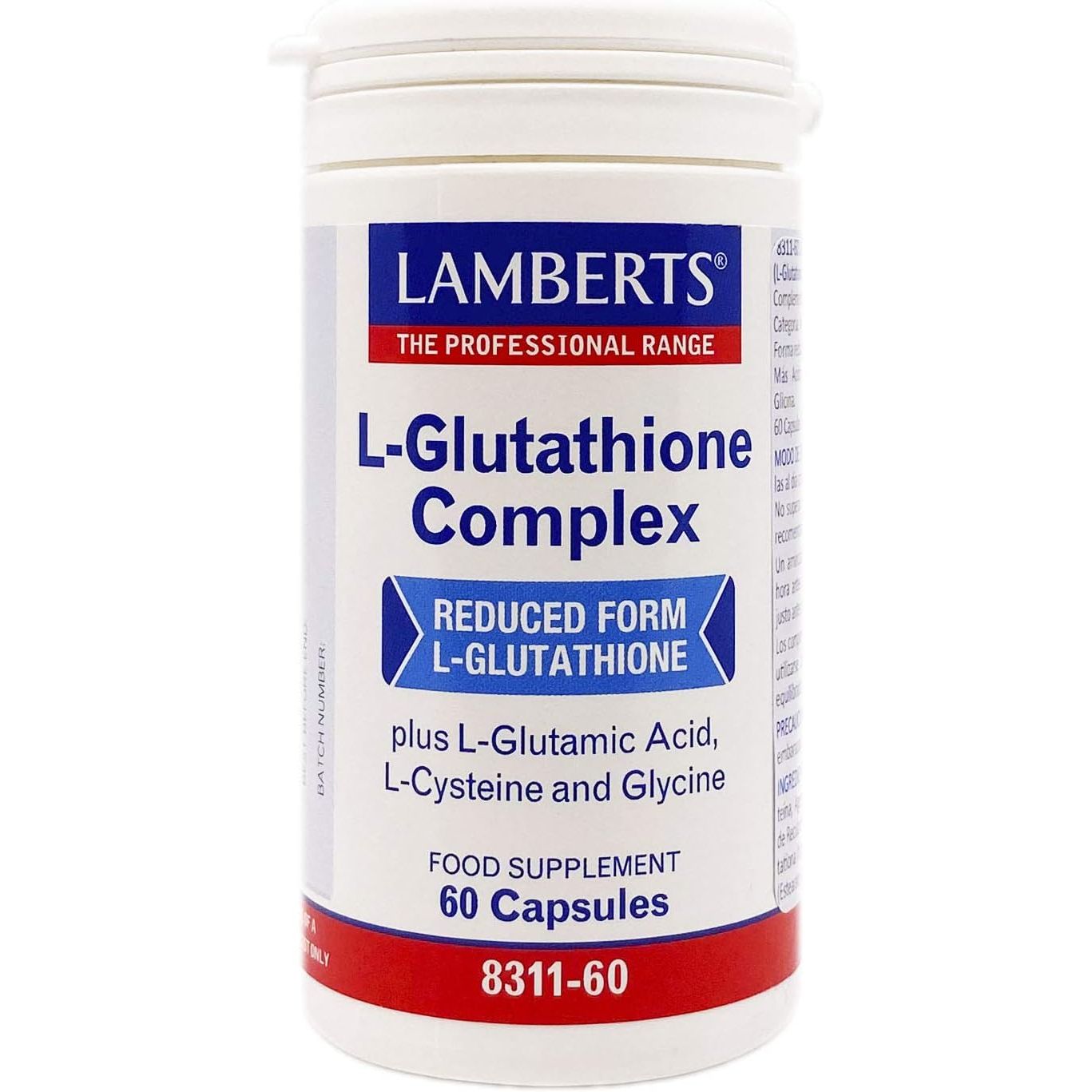 Lamberts L Glutationa Complex - 60 Cápsulas