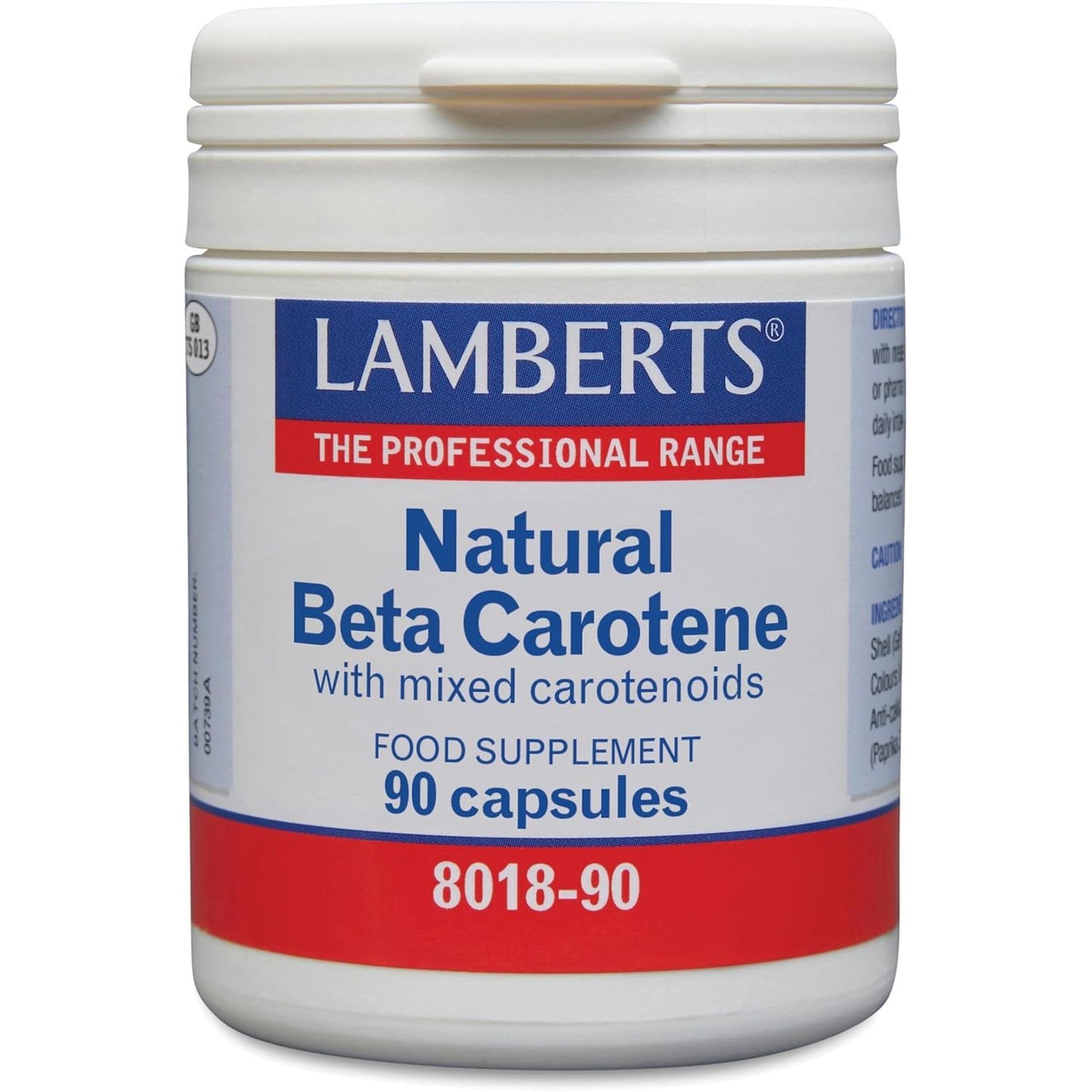 Beta caroteno natural 15 mg 90 cápsulas