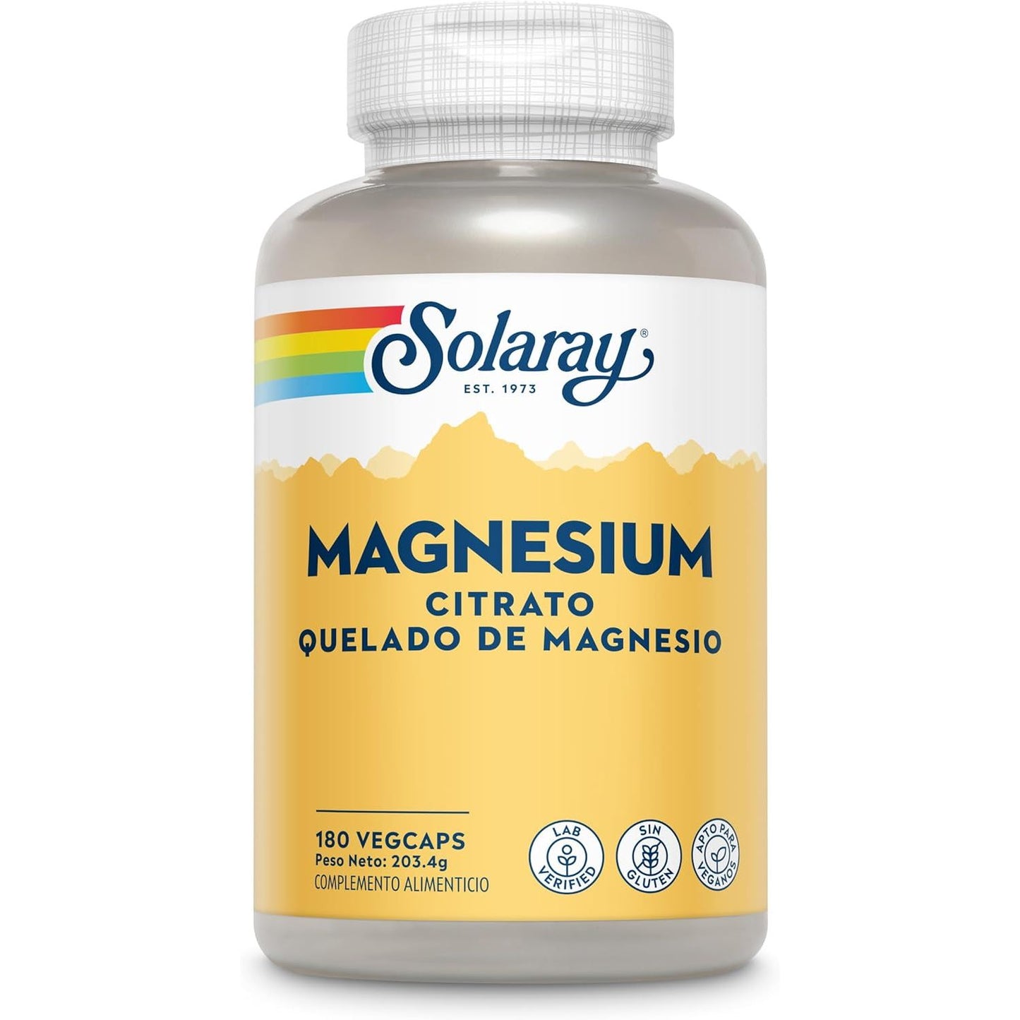 Citrato de Magnesio 133 mg (Solaray, 180 cáps)