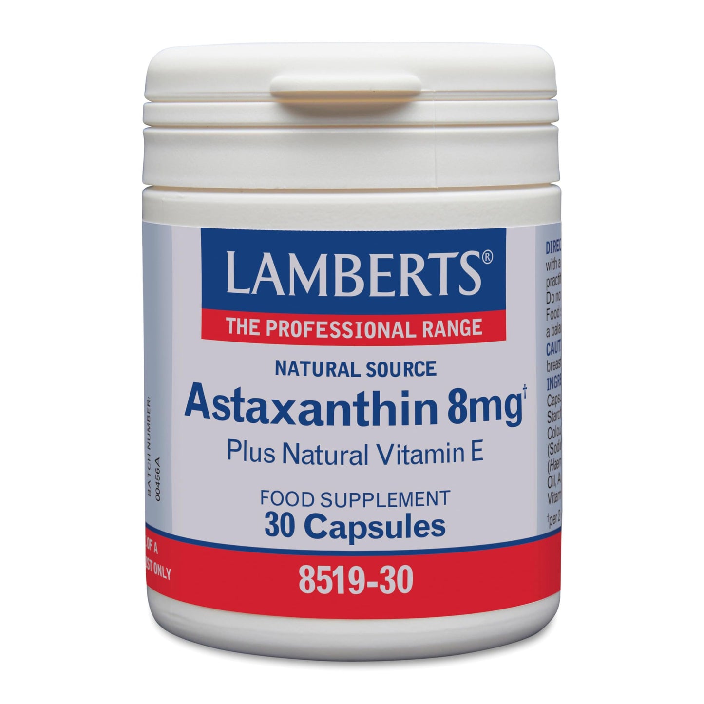 Astaxantina 8 mg vitamina E 30 cápsulas