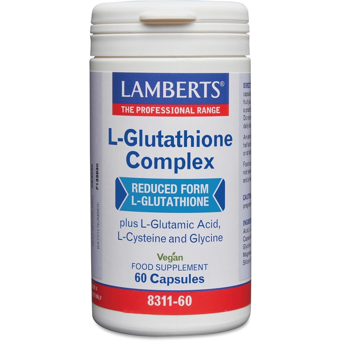 Glutatión L 300 mg 60 cápsulas
