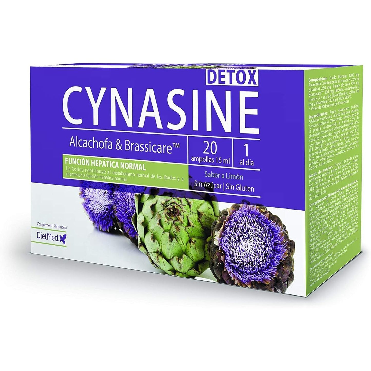 Cynasine Detox 20 ampollas 300 ml