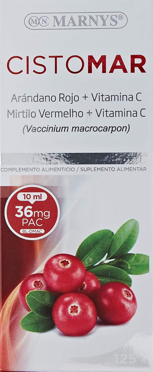 MARNYS Cystomar Concentrate American Lingonberry with Vitamin C Syrup 125 ml