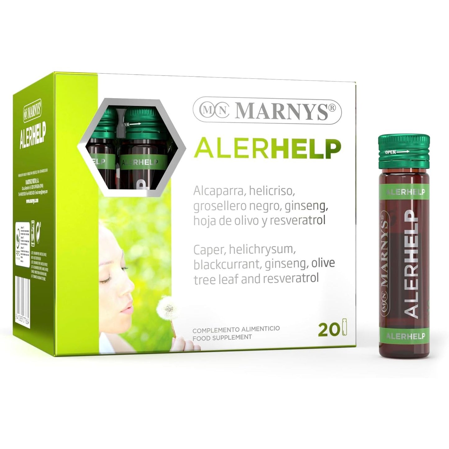 Alerhelp concentrados plantas naturales bienestar 20 viales