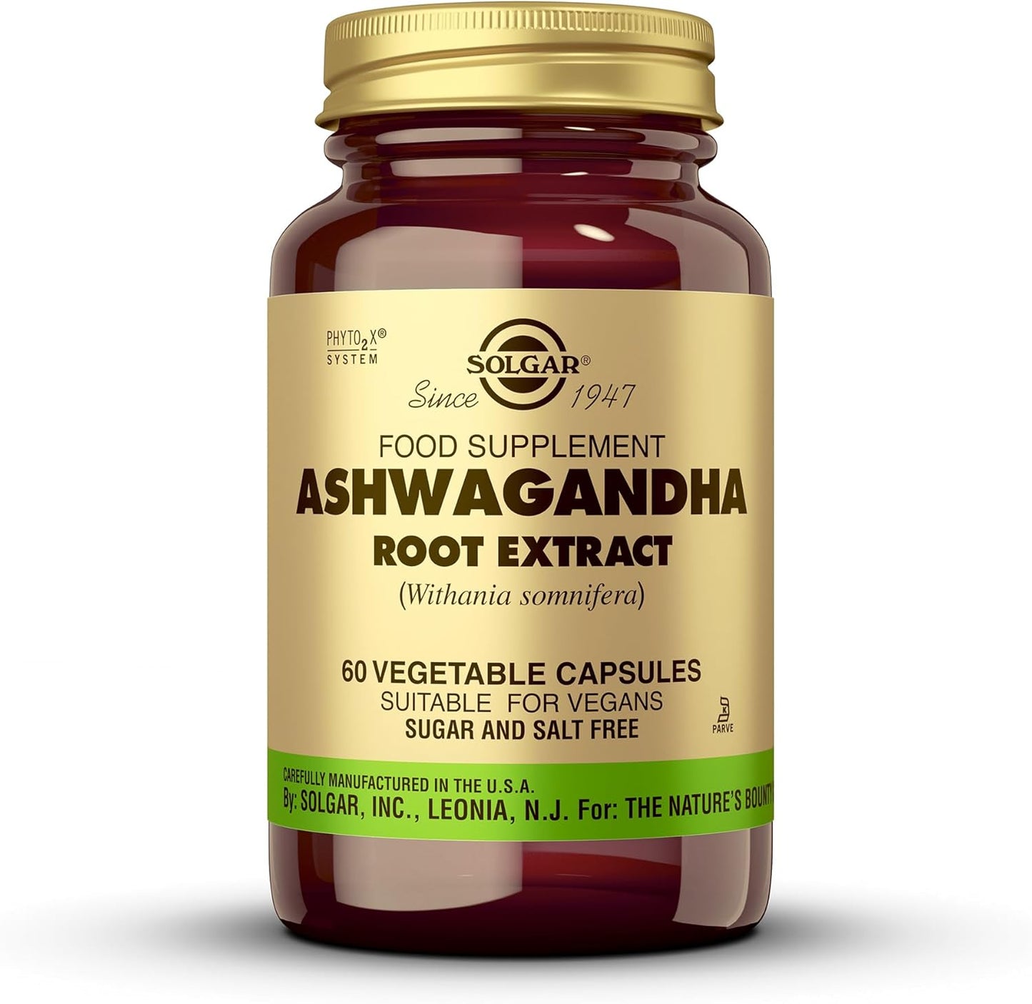 Solgar – Ashwagandha – Physical and mental relaxation – Calm and relaxed mood – Natural antioxidant – 60 vegetable capsules