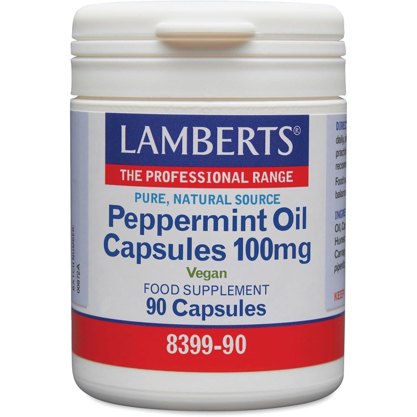 Aceite de menta 100 mg liberación entérica 90 cápsulas