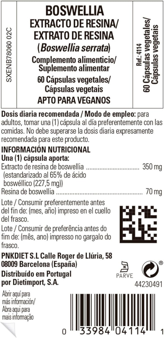 Solgar Boswellia Resin Extract, 60 Vegetable Capsules