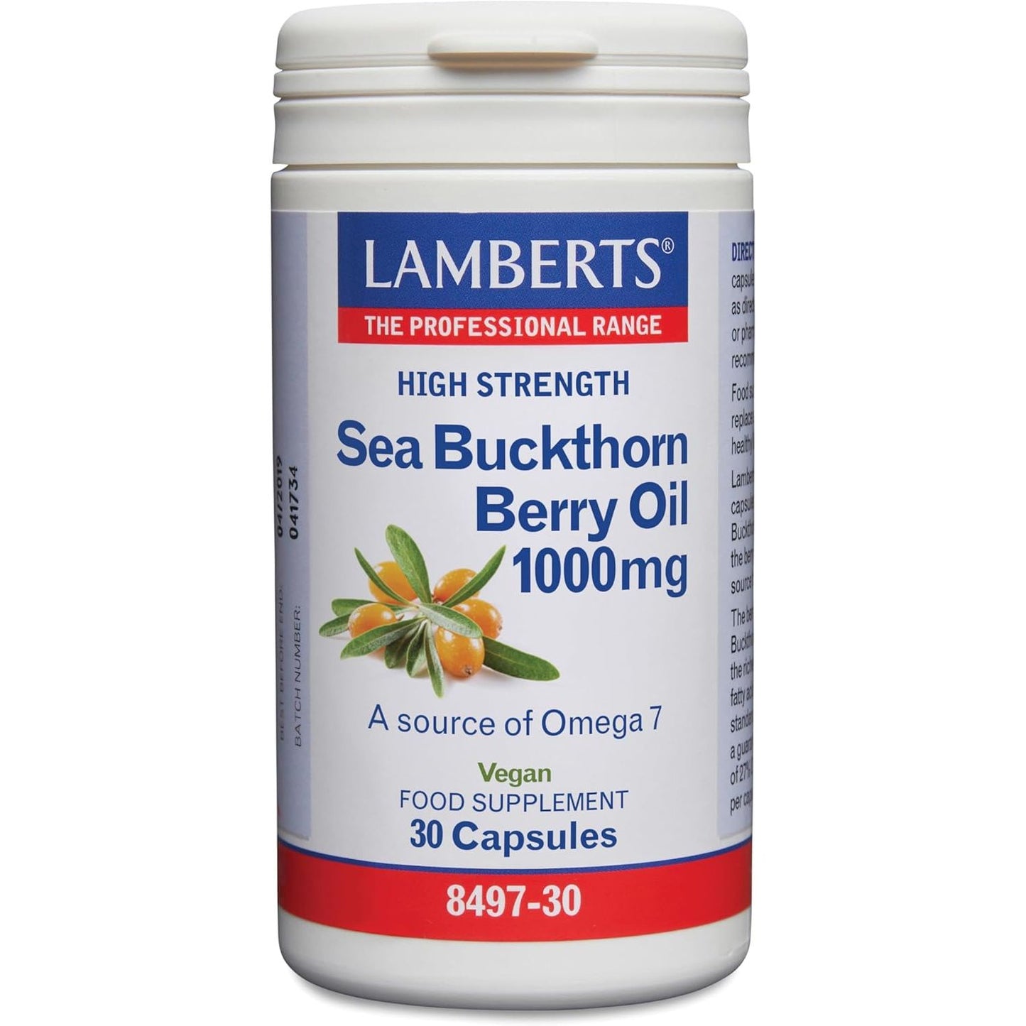 Aceite espino amarillo 1000 mg omega 30 cápsulas