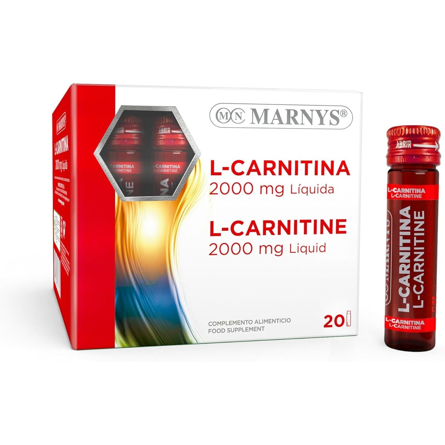 L-carnitina líquida 2000 mg 20 viales