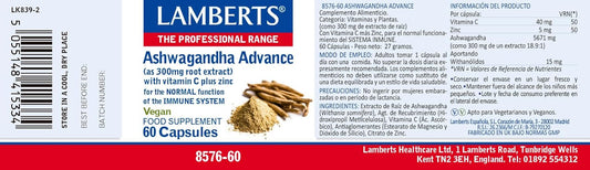 Lamberts Ashwagandha 6000mg - 60 Cápsulas
