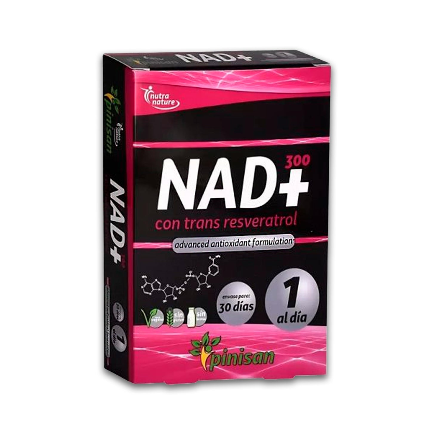 Nad+ nicotinamida ribósido 300 mg 30 cápsulas