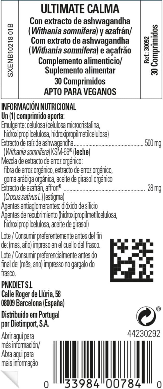 Solgar | Ultimate Calm | Relaxation & Mental Wellness | 30 Tablets, Golden