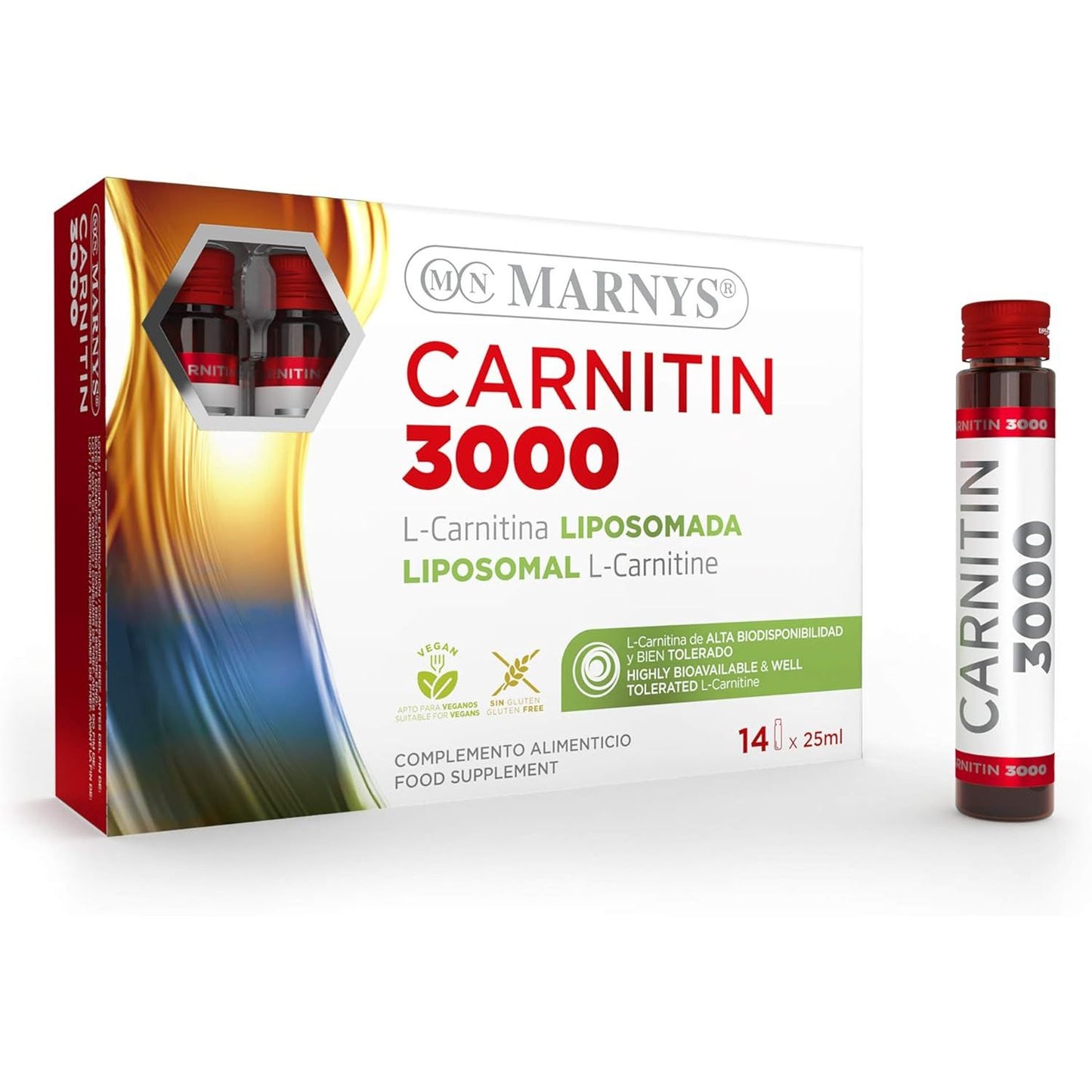 L-carnitina liposomal 3000 mg 14 viales