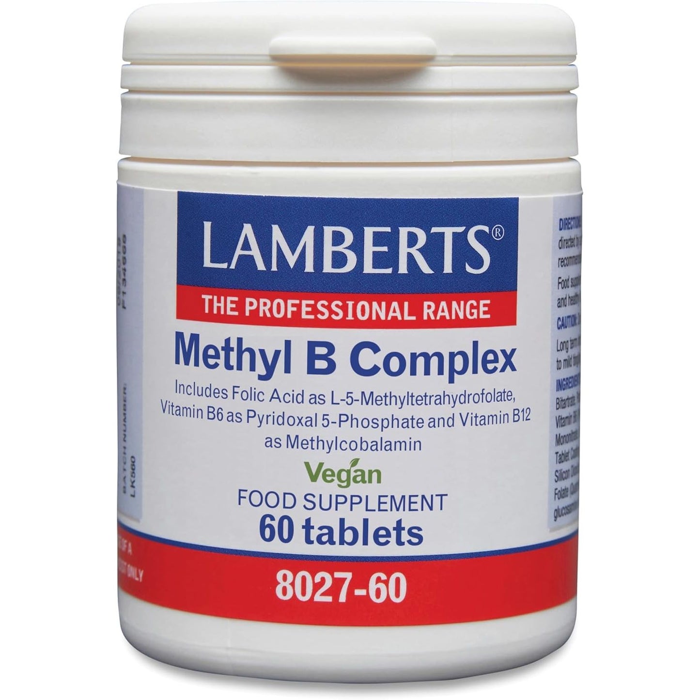 Complejo B metilado formas bioactivas 60 comprimidos