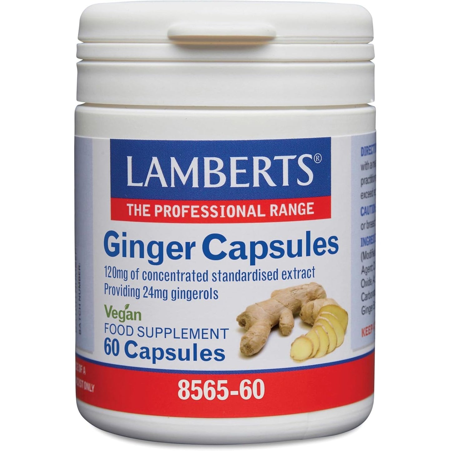 Ginger root extract 120 mg 60 capsules