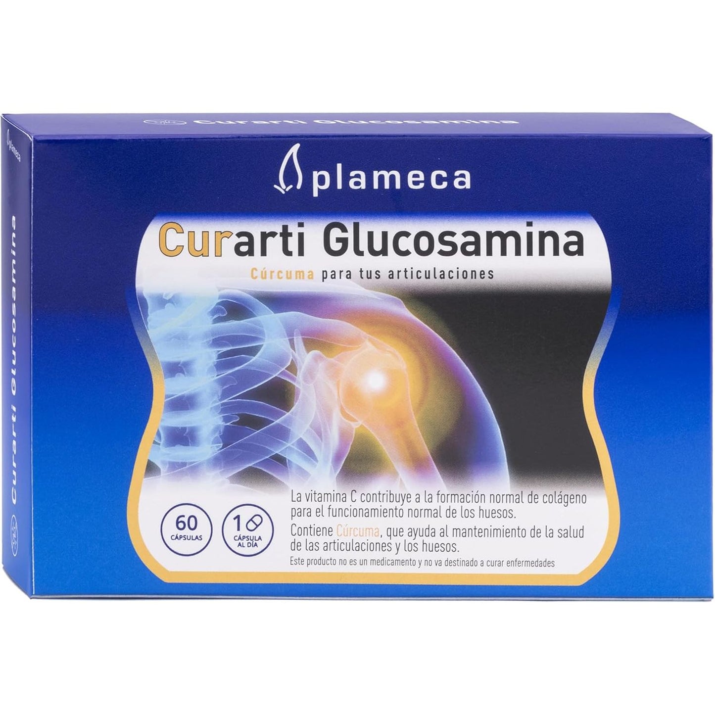Curarti Glucosamine 597 mg Chondroitin MSM Turmeric Boswellia 60 capsules