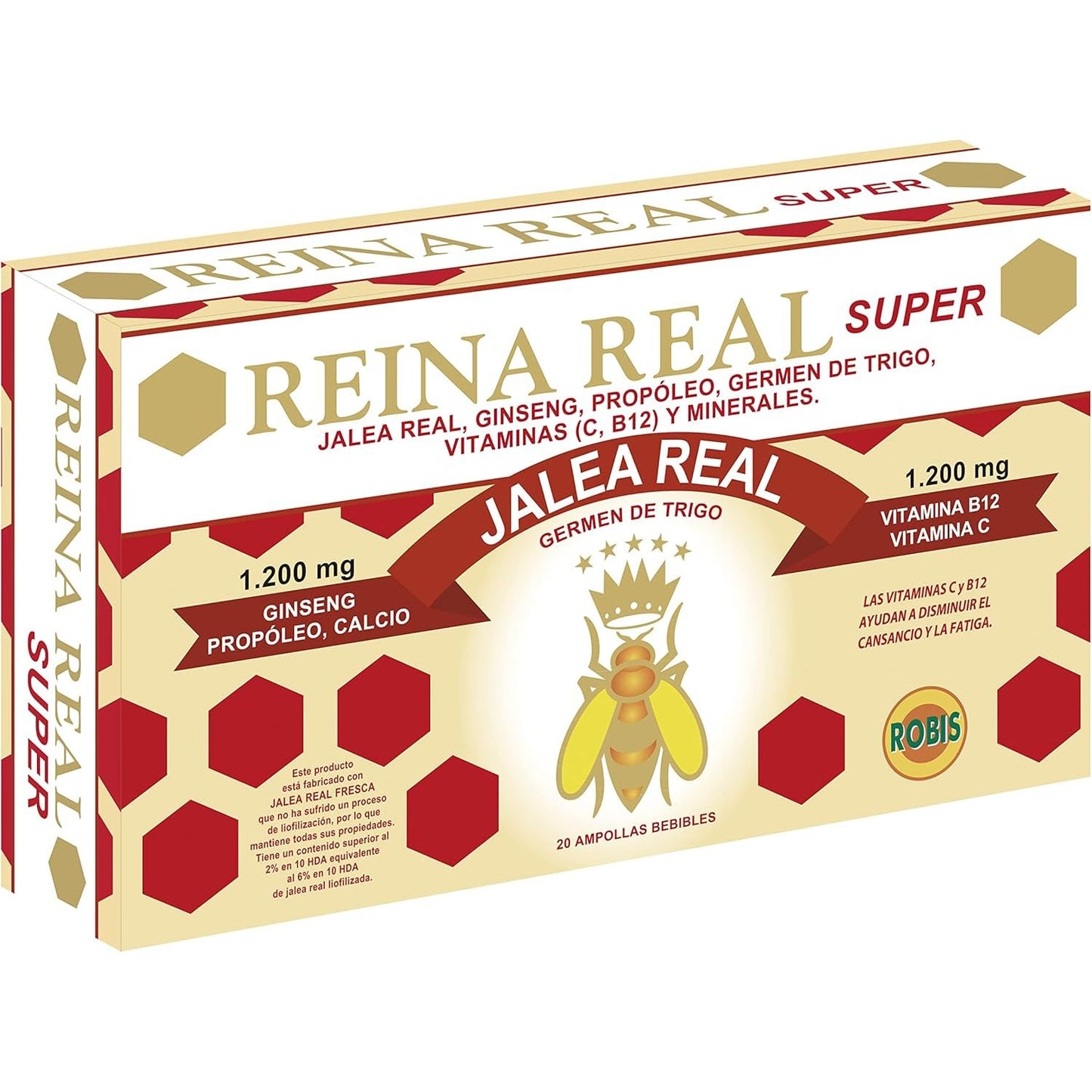 Royal Queen Super Maximum ginseng B vitamins 20 single doses