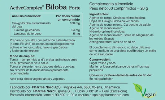 Ginkgo biloba para la circulación y el sistema cognitivo