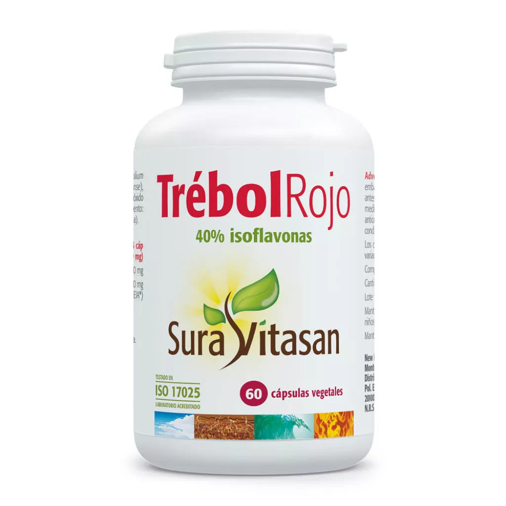 Trébol rojo 40% isoflavonas 60 cápsulas