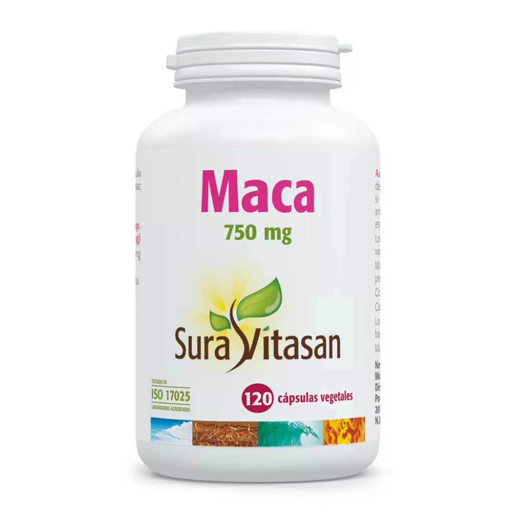 Maca 750 mg 120 cápsulas - Sura Vitasan