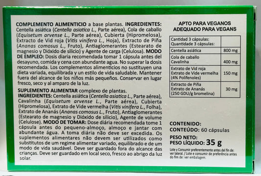 Vitalina Plus Centella – Integralia – 60 cápsulas