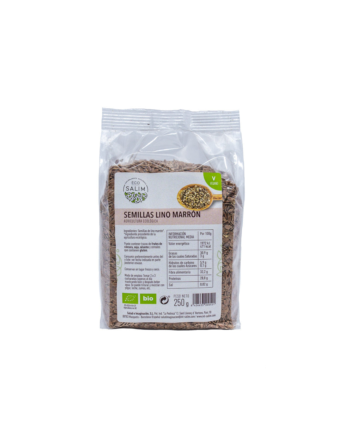 Semillas de Lino Marrón BIO Salim 250 g