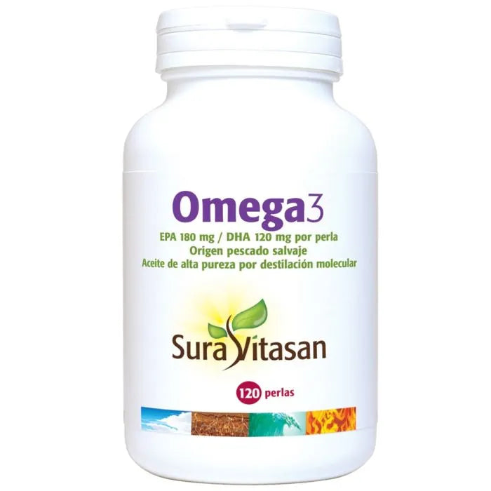 Omega 3 EPA 180 mg DHA 120 mg 120 perlas