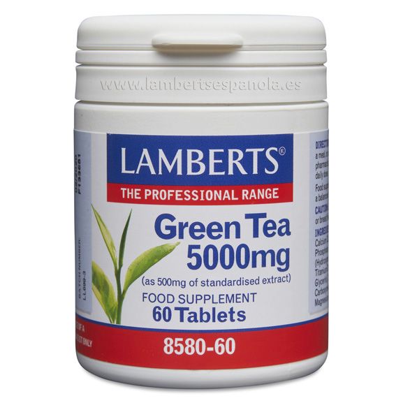 Té verde Camellia sinensis extracto 500 mg
